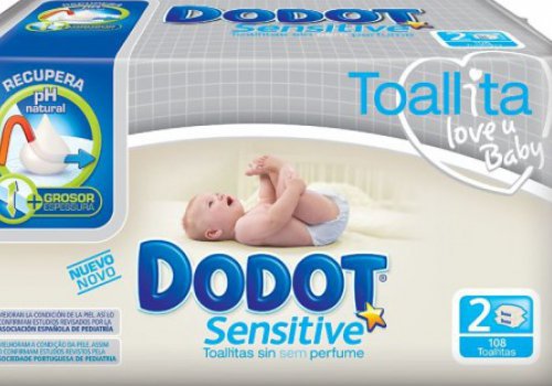 Consigue gratis una muestra de toallitas Dodot Sensitive